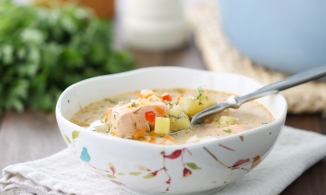 Cách nấu súp cá hồi nóng hổi ngon, không tanh, bổ dưỡng